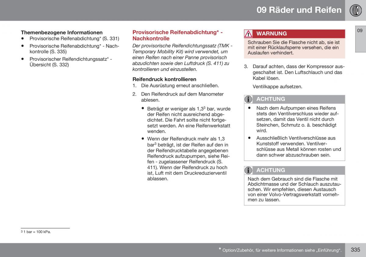 Volvo XC60 I 1 FL Handbuch / page 337