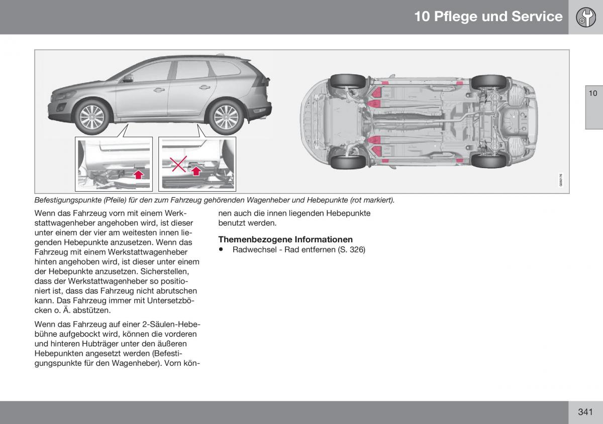 Volvo XC60 I 1 FL Handbuch / page 343