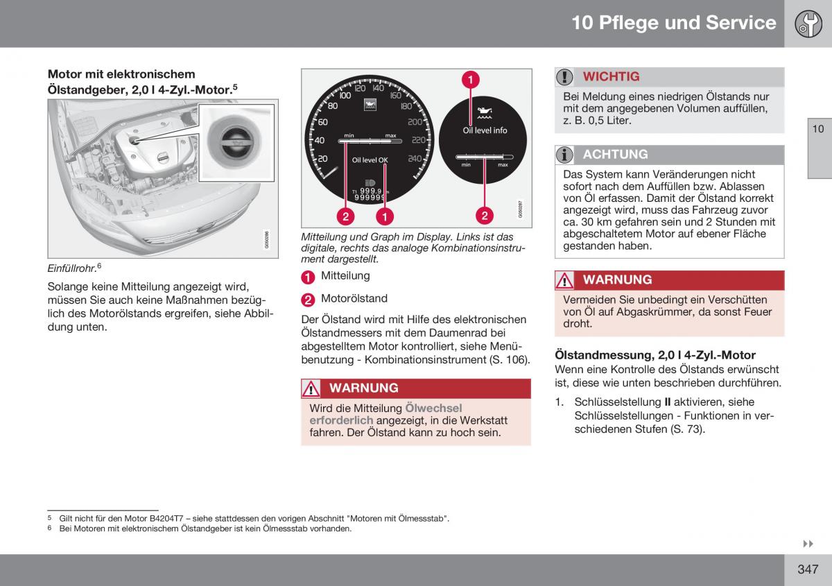 Volvo XC60 I 1 FL Handbuch / page 349