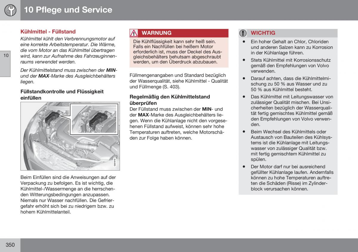 Volvo XC60 I 1 FL Handbuch / page 352