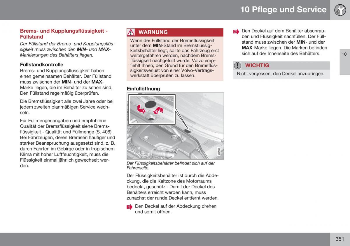 Volvo XC60 I 1 FL Handbuch / page 353