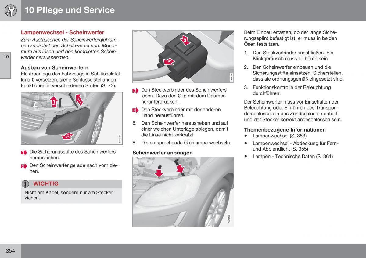 Volvo XC60 I 1 FL Handbuch / page 356