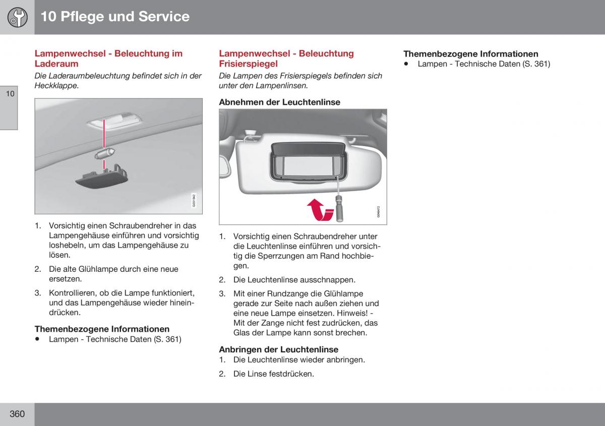 Volvo XC60 I 1 FL Handbuch / page 362