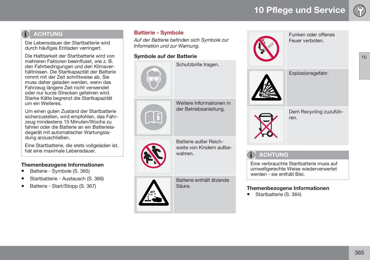 Volvo XC60 I 1 FL Handbuch / page 367