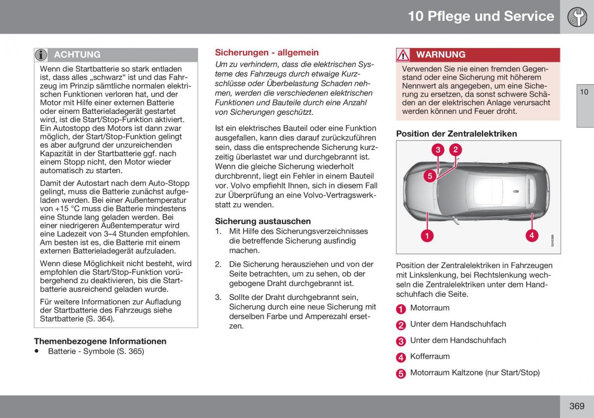 Volvo XC60 I 1 FL Handbuch / page 371