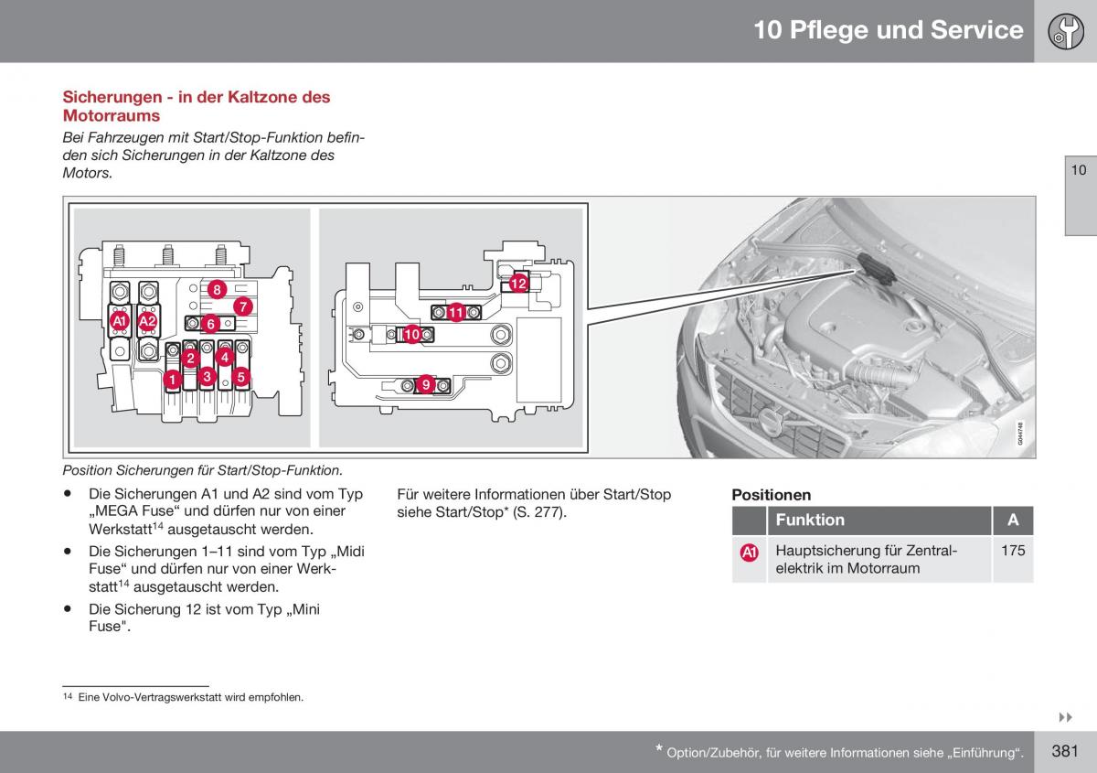 Volvo XC60 I 1 FL Handbuch / page 383