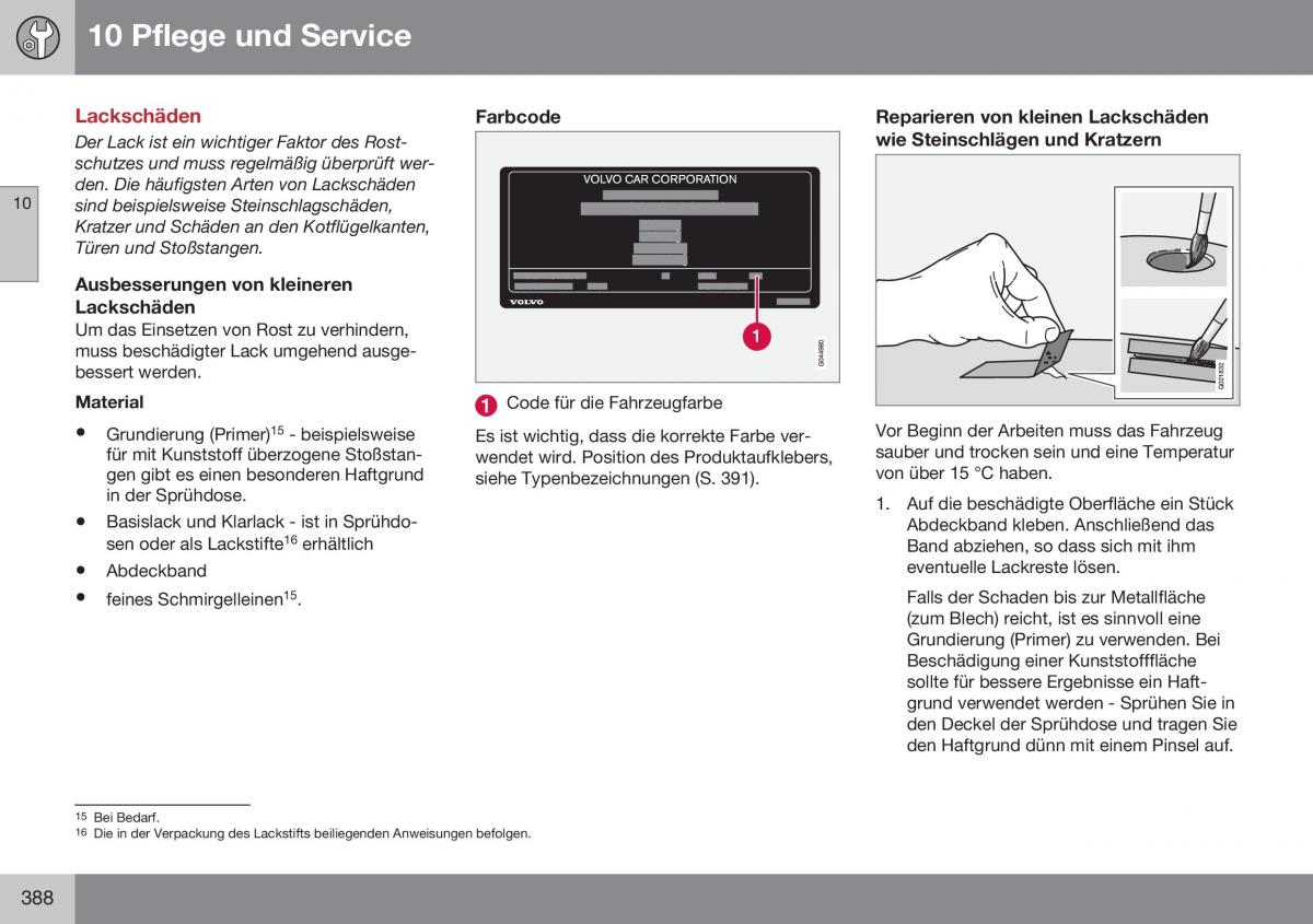 Volvo XC60 I 1 FL Handbuch / page 390