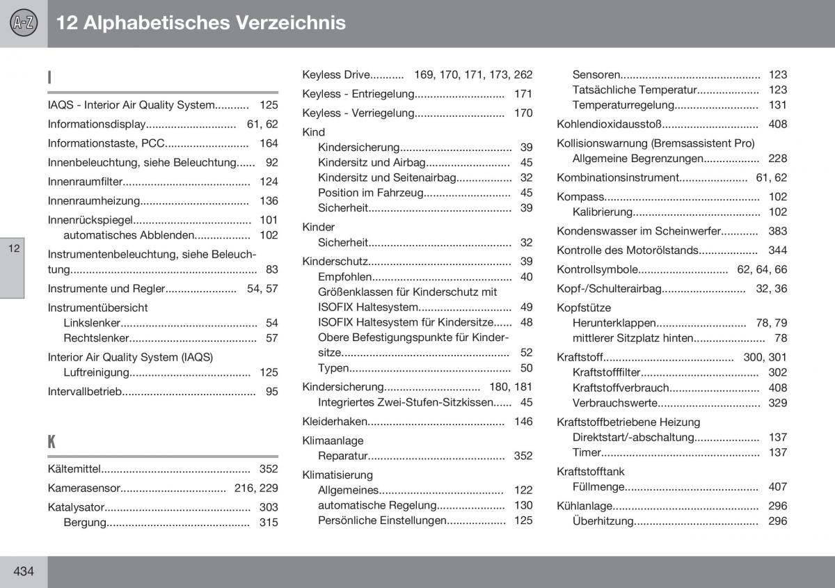 Volvo XC60 I 1 FL Handbuch / page 436