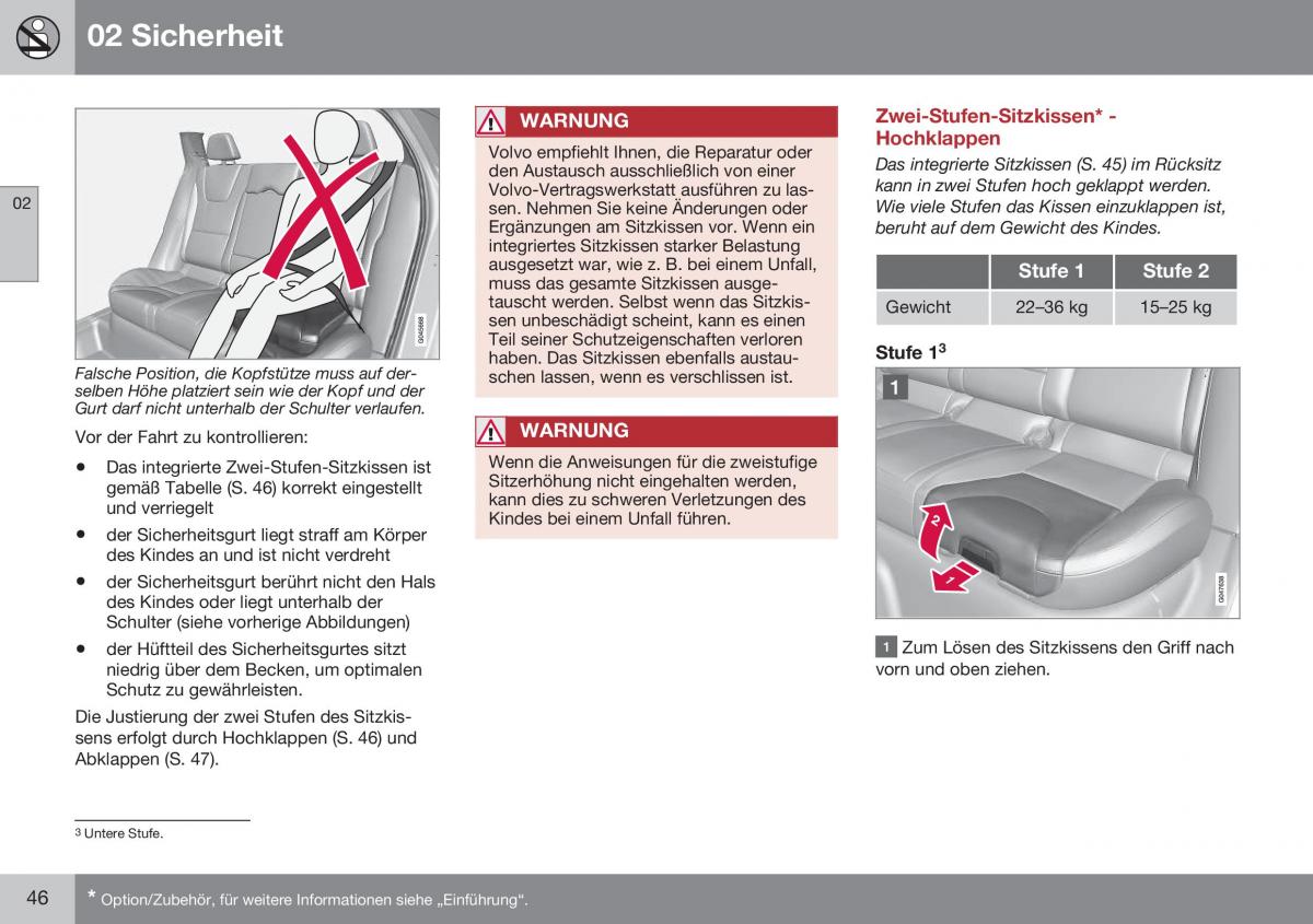 Volvo XC60 I 1 FL Handbuch / page 48