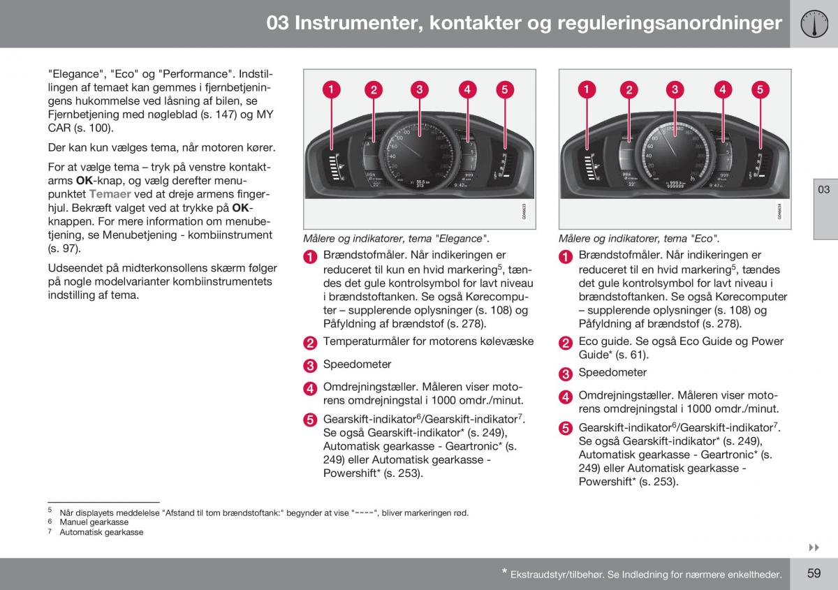 Volvo XC60 I 1 FL Bilens instruktionsbog / page 61