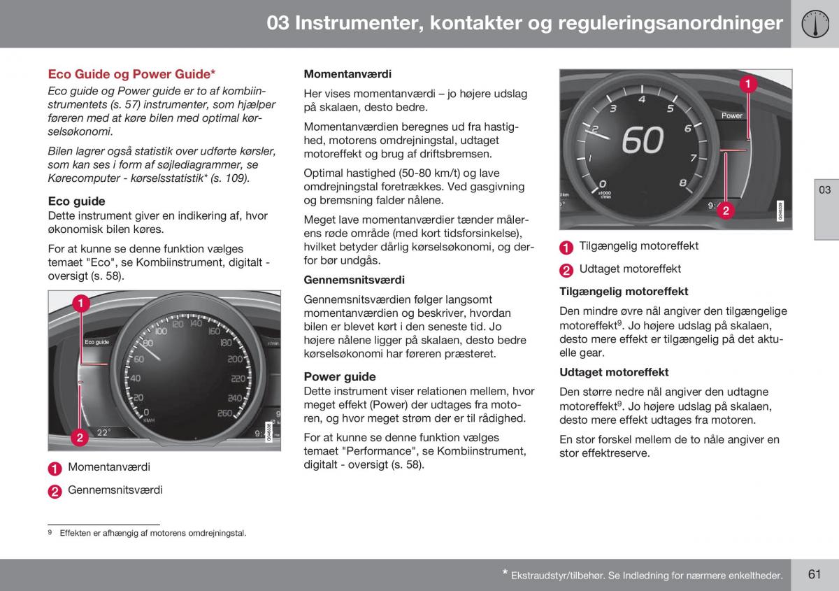 Volvo XC60 I 1 FL Bilens instruktionsbog / page 63