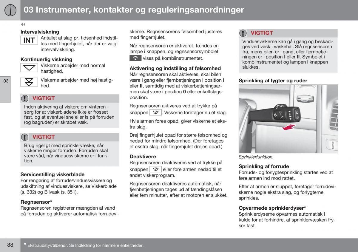 Volvo XC60 I 1 FL Bilens instruktionsbog / page 90