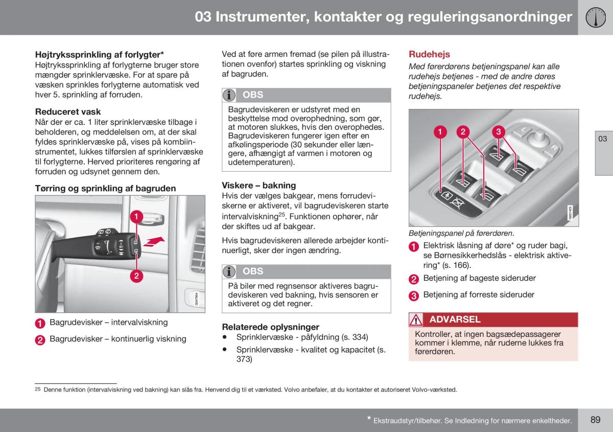 Volvo XC60 I 1 FL Bilens instruktionsbog / page 91