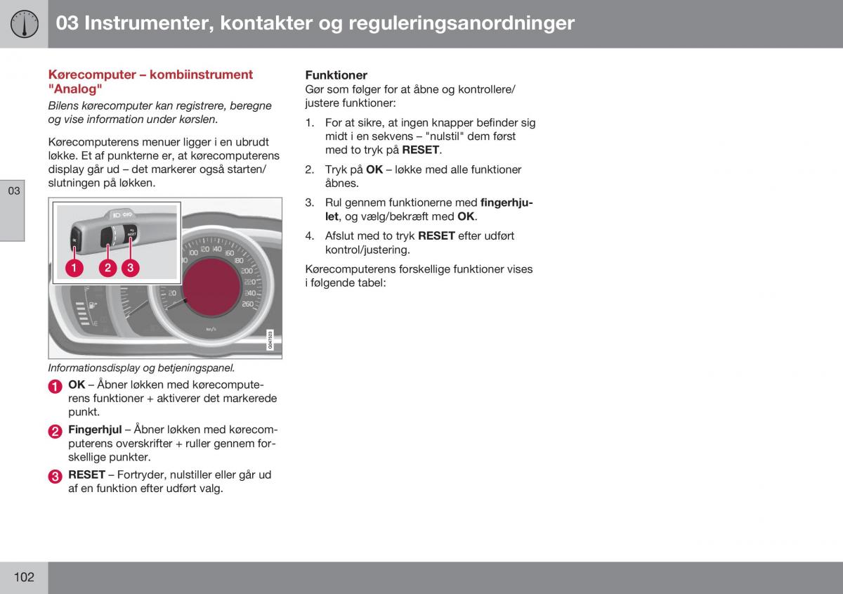 Volvo XC60 I 1 FL Bilens instruktionsbog / page 104