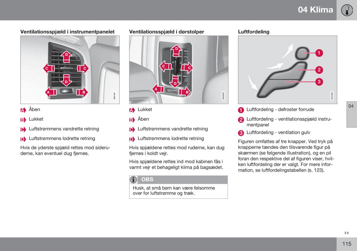 Volvo XC60 I 1 FL Bilens instruktionsbog / page 117