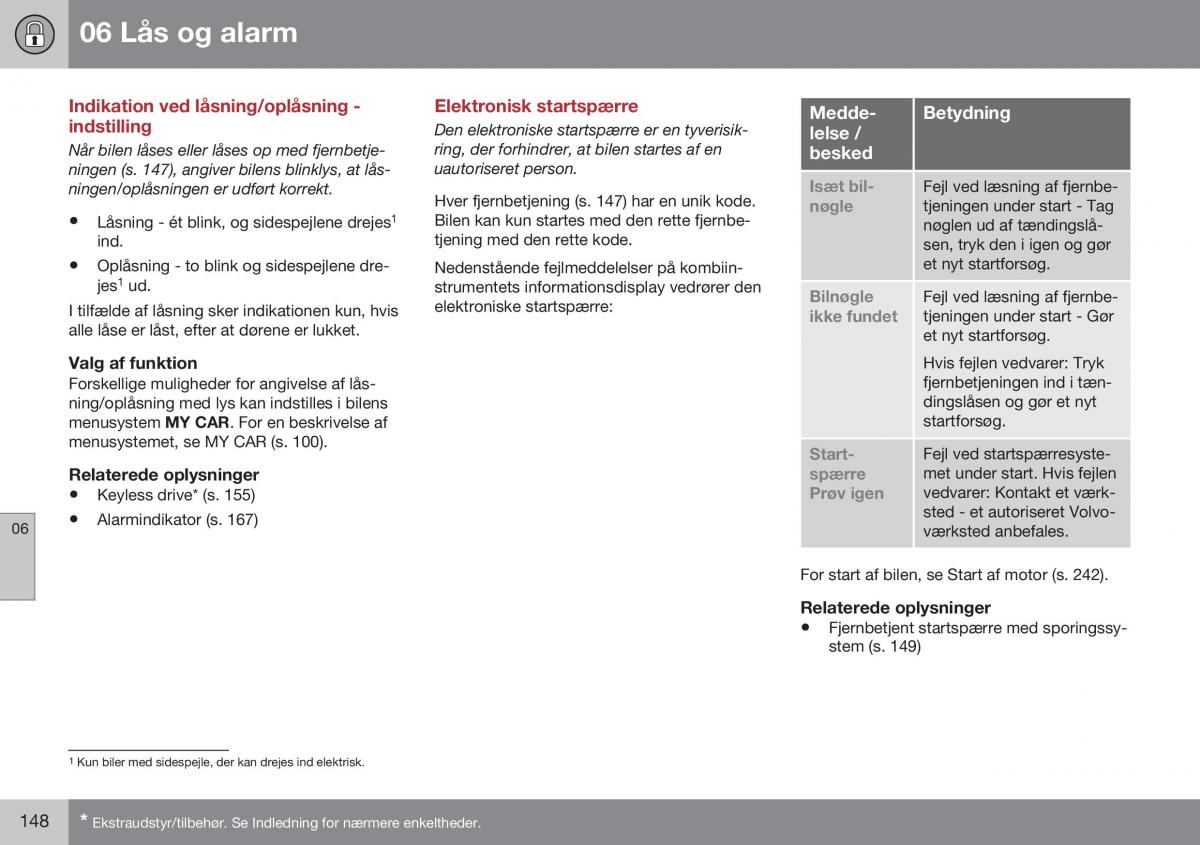 Volvo XC60 I 1 FL Bilens instruktionsbog / page 150