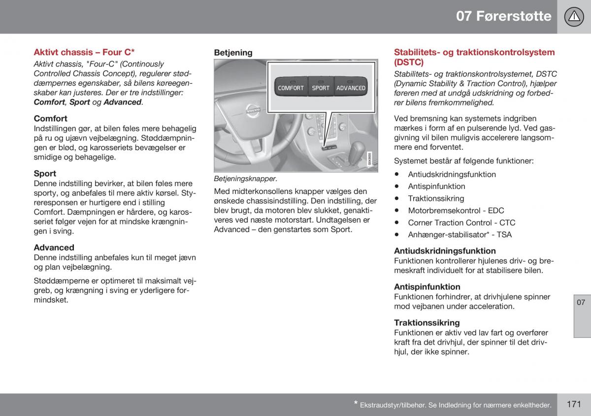 Volvo XC60 I 1 FL Bilens instruktionsbog / page 173