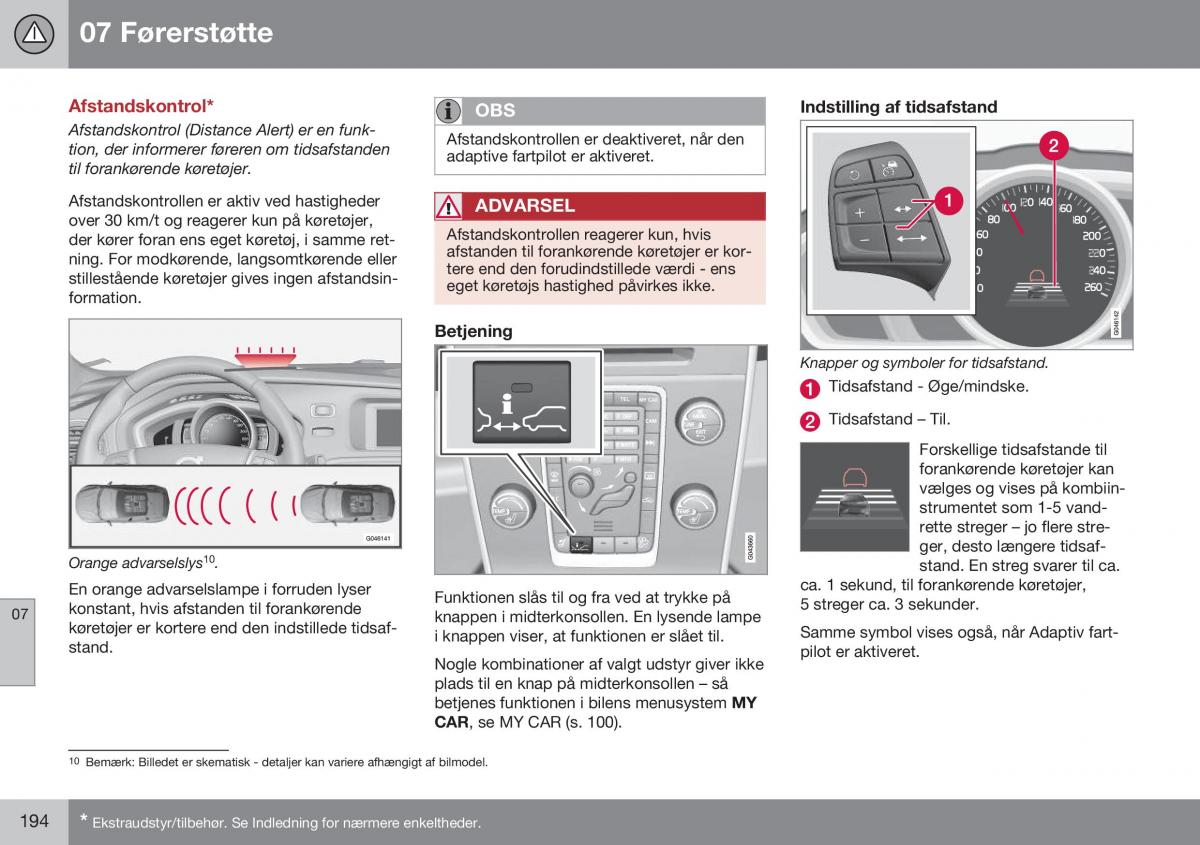 Volvo XC60 I 1 FL Bilens instruktionsbog / page 196