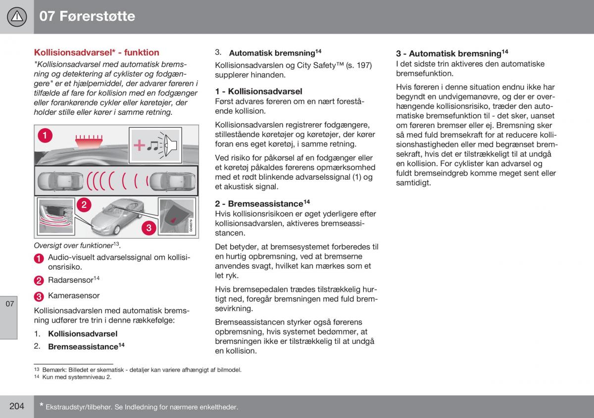 Volvo XC60 I 1 FL Bilens instruktionsbog / page 206