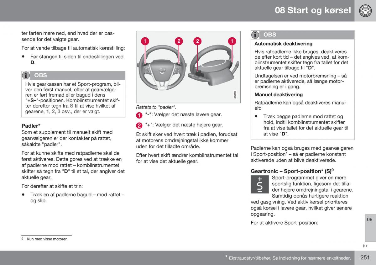 Volvo XC60 I 1 FL Bilens instruktionsbog / page 253