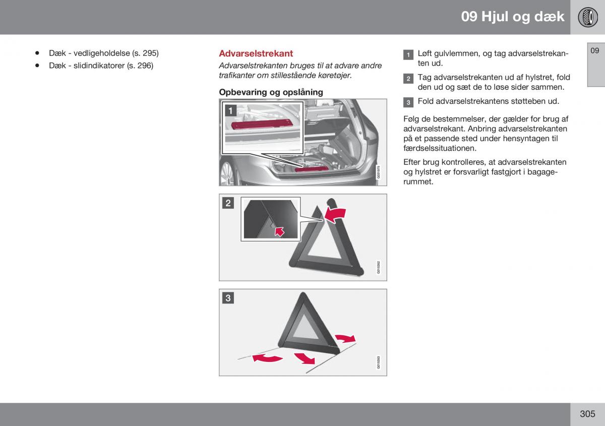 Volvo XC60 I 1 FL Bilens instruktionsbog / page 307