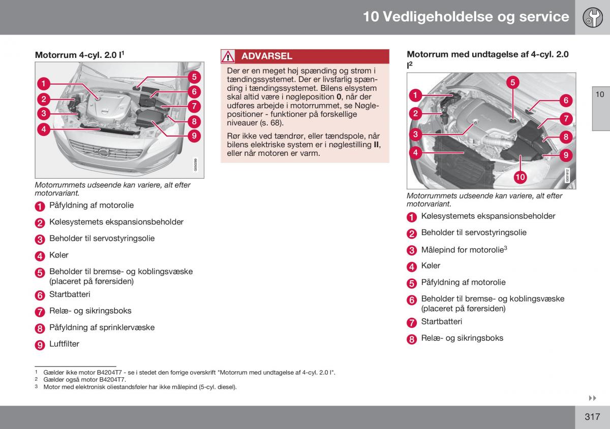 Volvo XC60 I 1 FL Bilens instruktionsbog / page 319