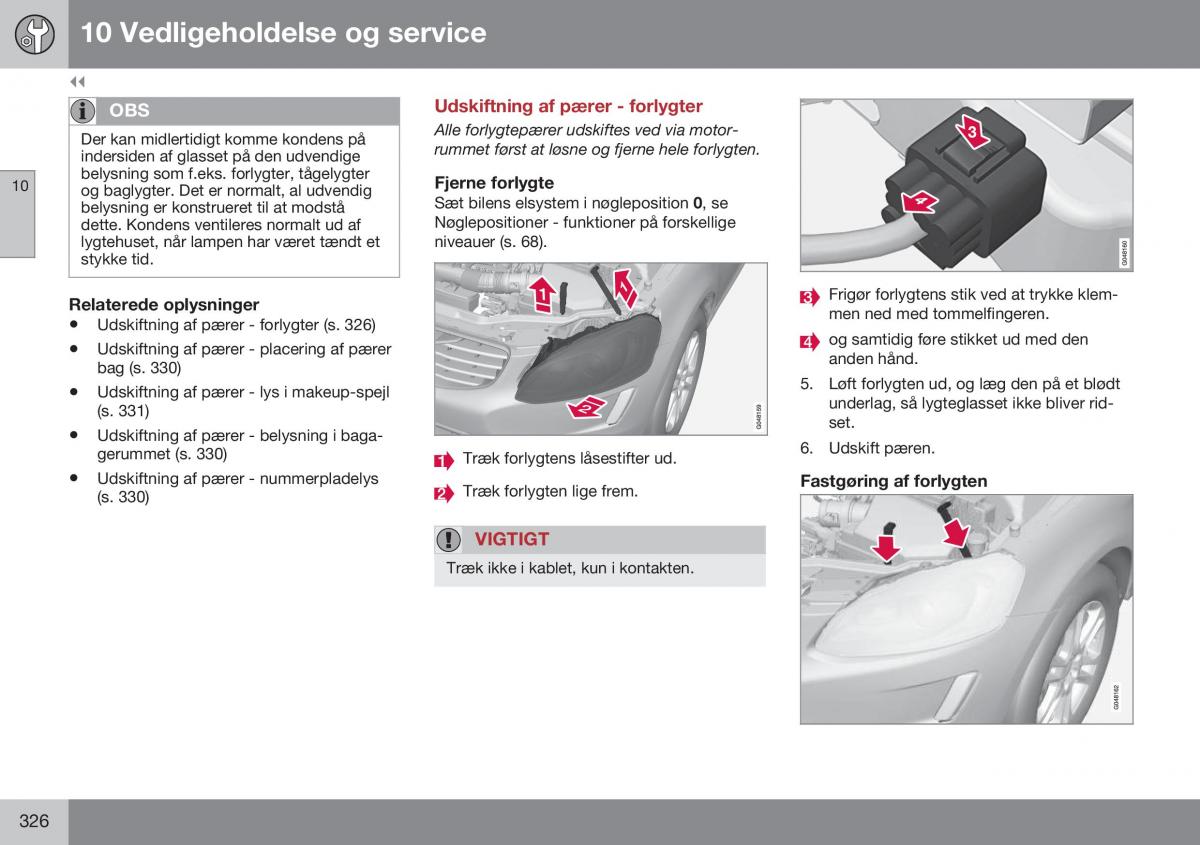 Volvo XC60 I 1 FL Bilens instruktionsbog / page 328