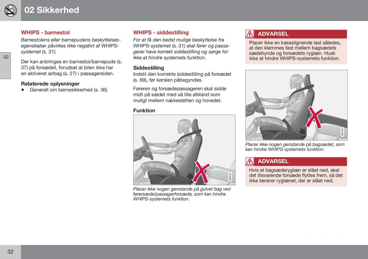 Volvo XC60 I 1 FL Bilens instruktionsbog / page 34