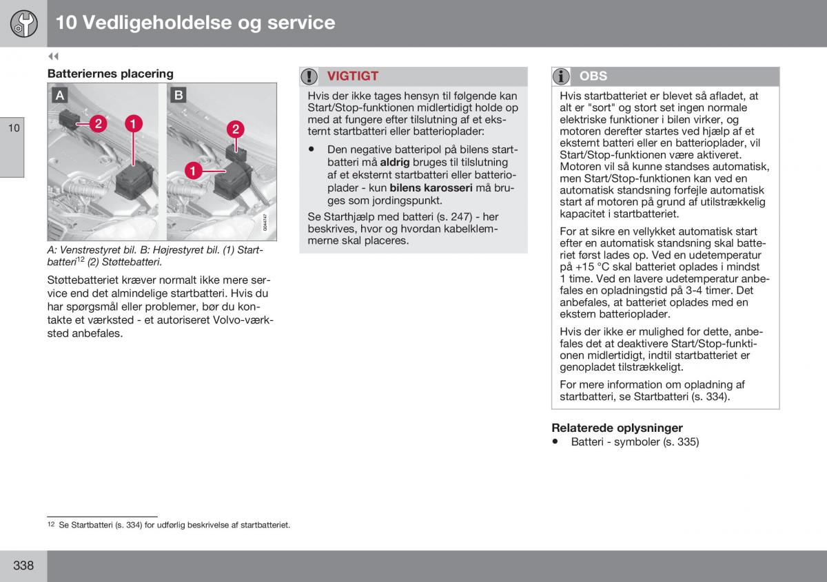 Volvo XC60 I 1 FL Bilens instruktionsbog / page 340