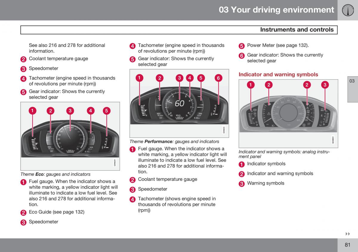 Volvo XC60 I 1 FL owners manual / page 83