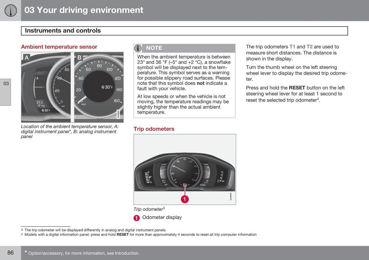 Volvo XC60 I 1 FL owners manual / page 88