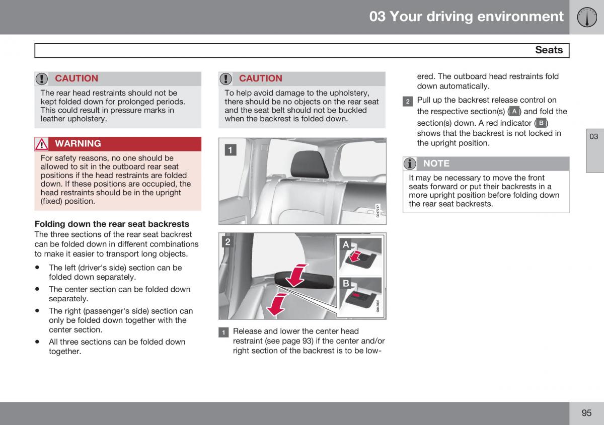 Volvo XC60 I 1 FL owners manual / page 97