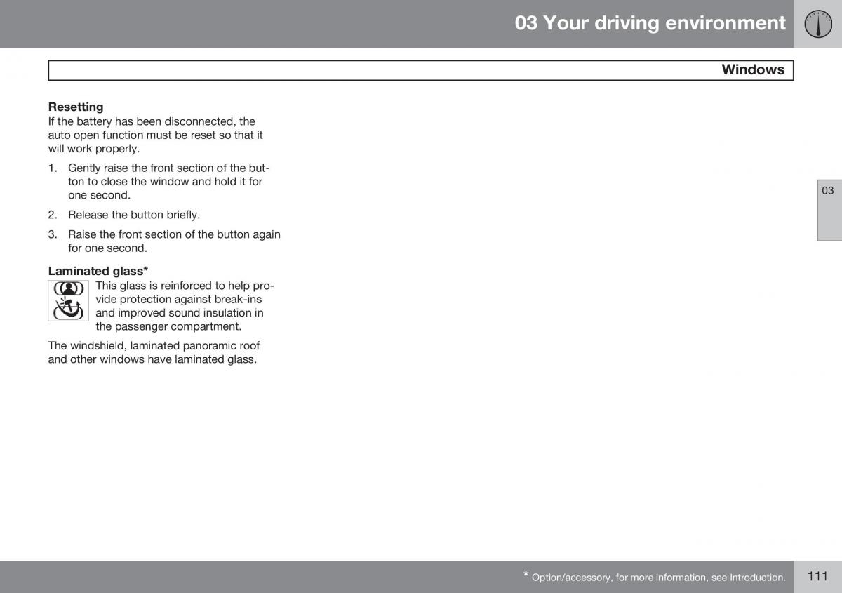 Volvo XC60 I 1 FL owners manual / page 113