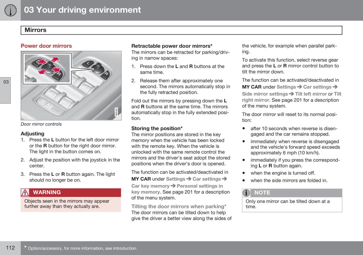 Volvo XC60 I 1 FL owners manual / page 114