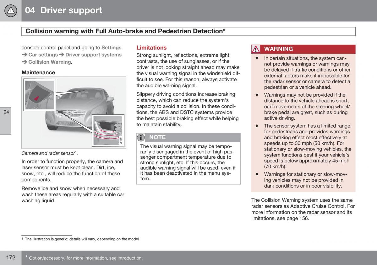 Volvo XC60 I 1 FL owners manual / page 174