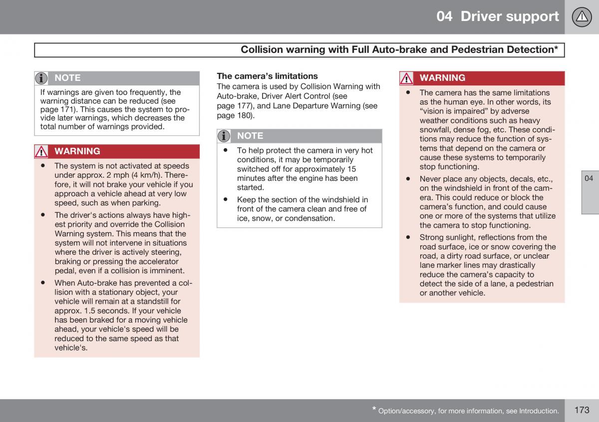 Volvo XC60 I 1 FL owners manual / page 175