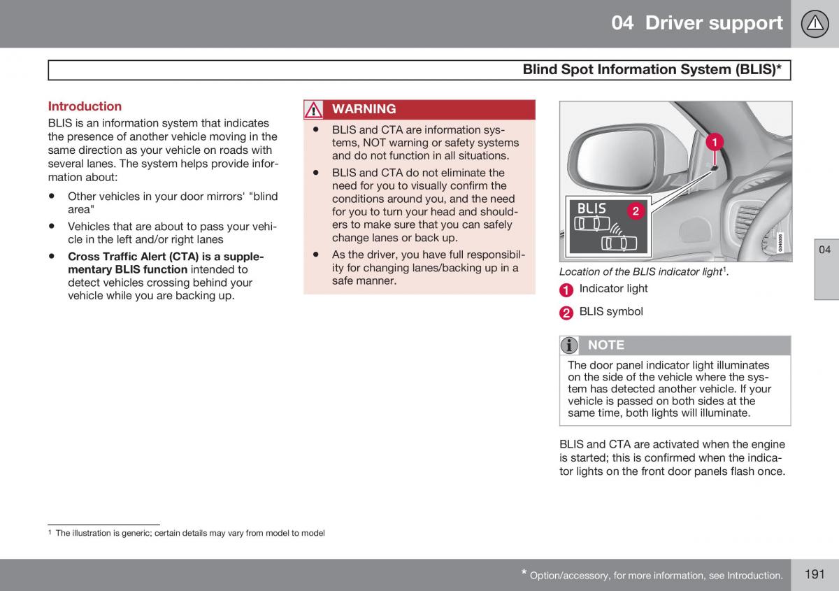 Volvo XC60 I 1 FL owners manual / page 193