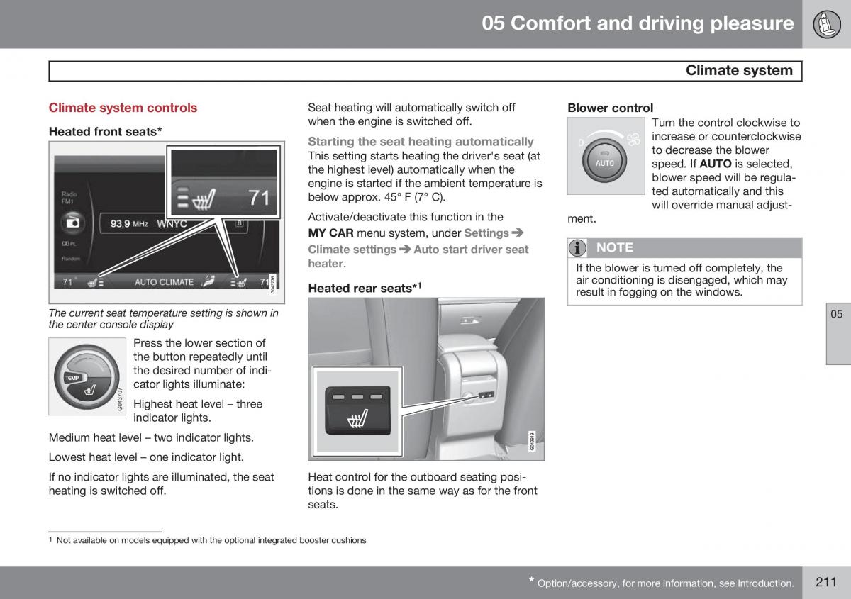 Volvo XC60 I 1 FL owners manual / page 213