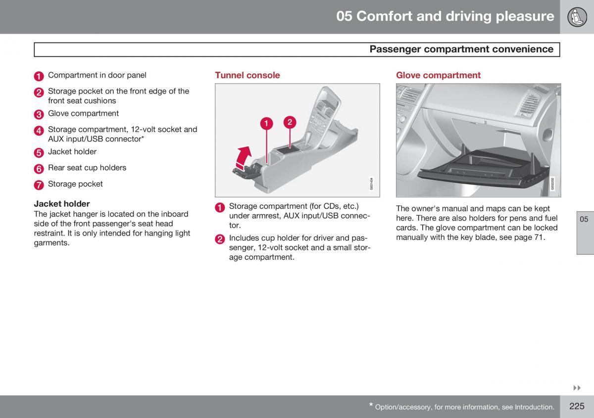 Volvo XC60 I 1 FL owners manual / page 227