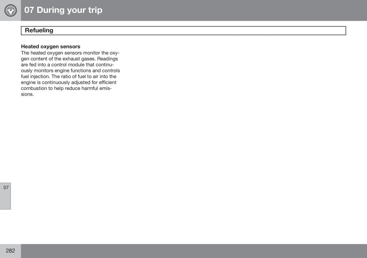 Volvo XC60 I 1 FL owners manual / page 284