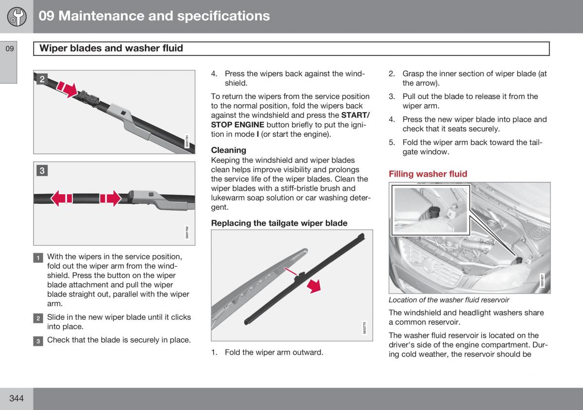 Volvo XC60 I 1 FL owners manual / page 346