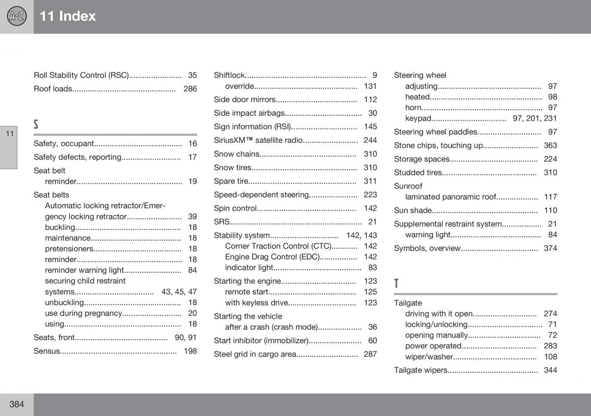 Volvo XC60 I 1 FL owners manual / page 386