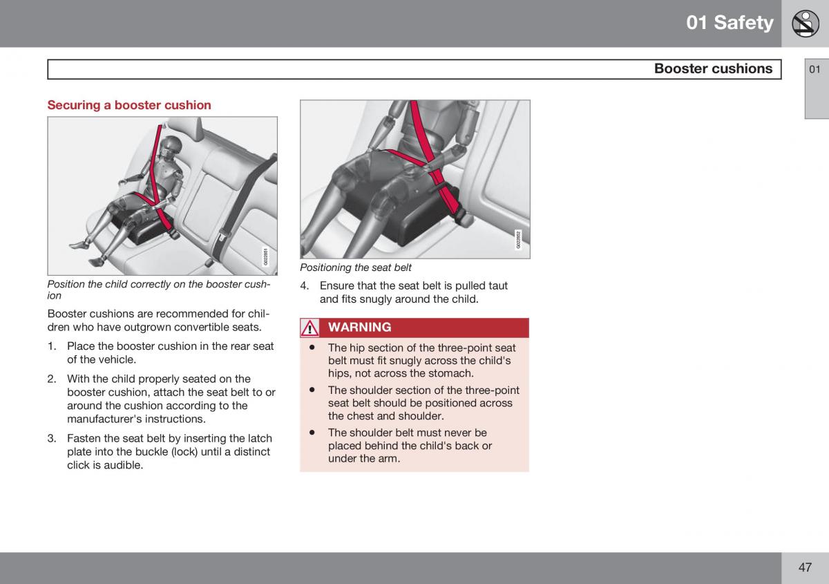 Volvo XC60 I 1 FL owners manual / page 49