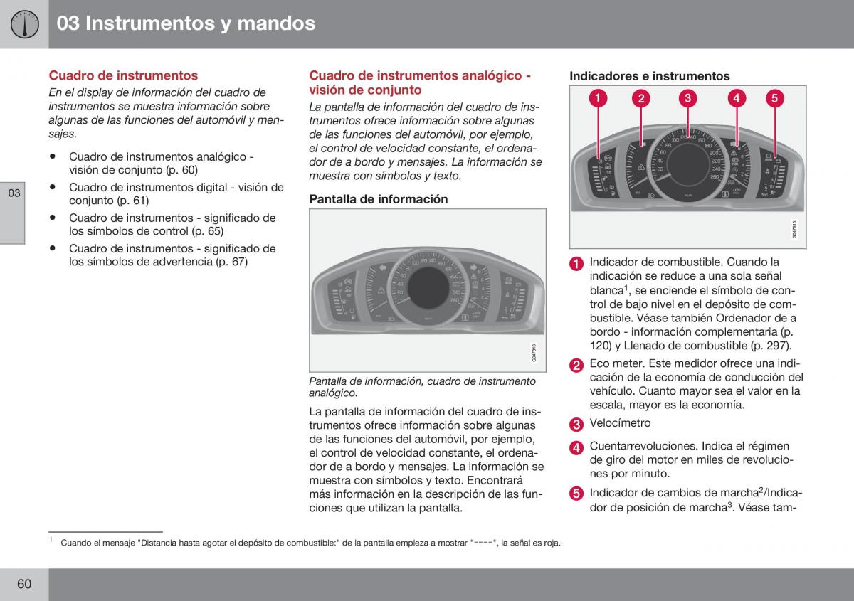 Volvo XC60 I 1 FL manual del propietario / page 62