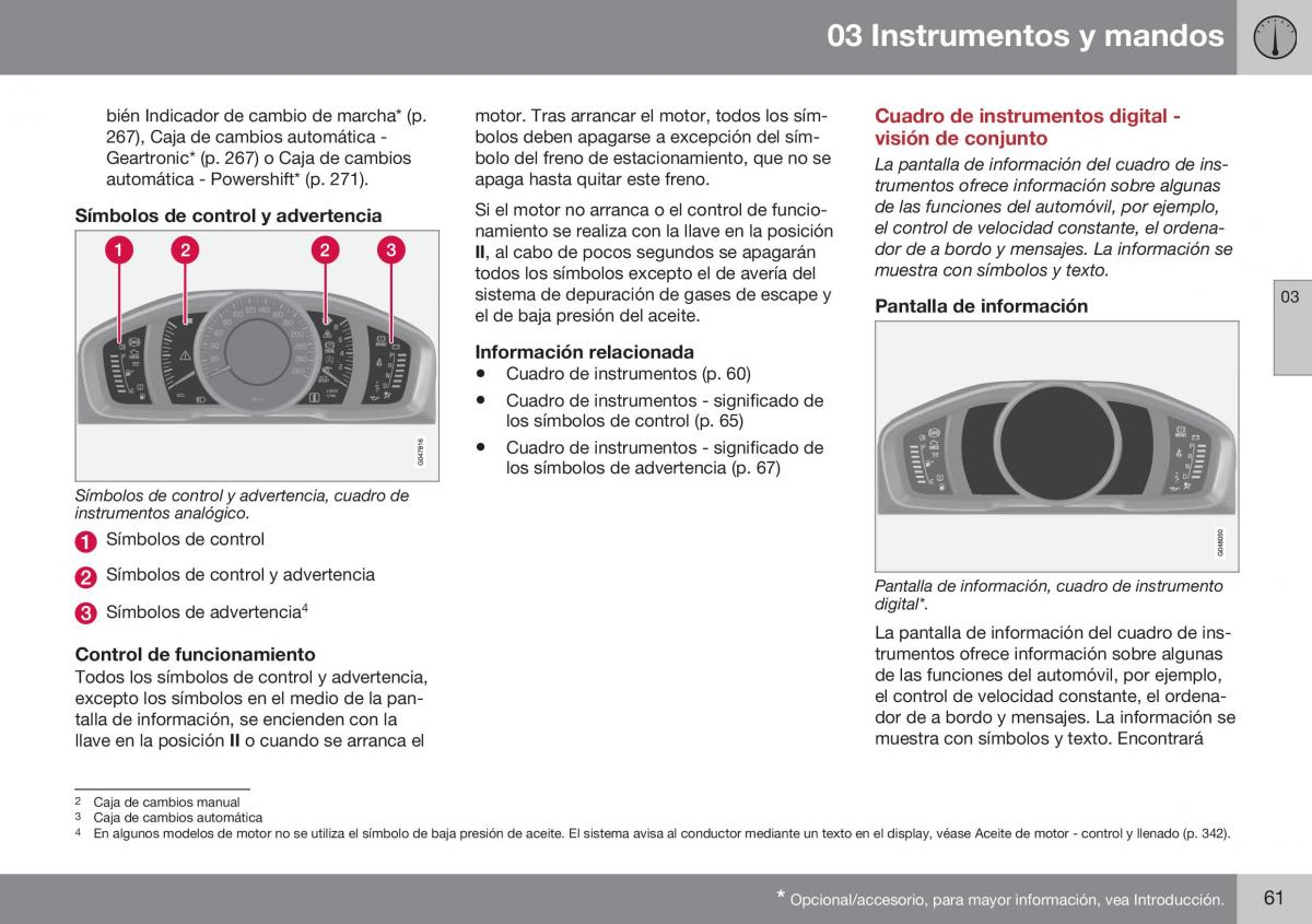 Volvo XC60 I 1 FL manual del propietario / page 63