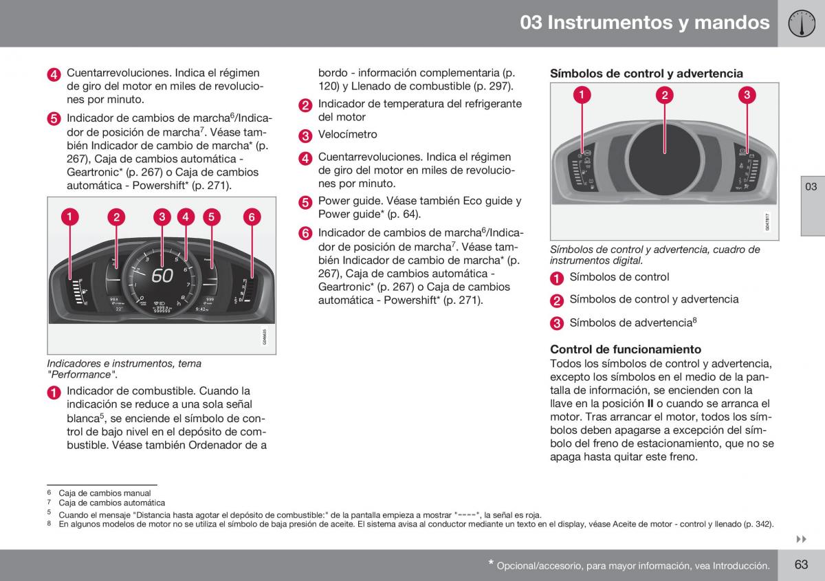 Volvo XC60 I 1 FL manual del propietario / page 65