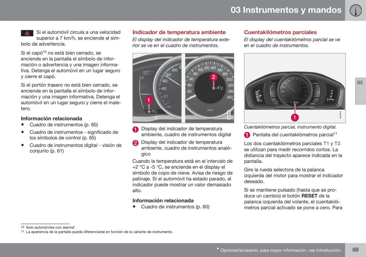 Volvo XC60 I 1 FL manual del propietario / page 71