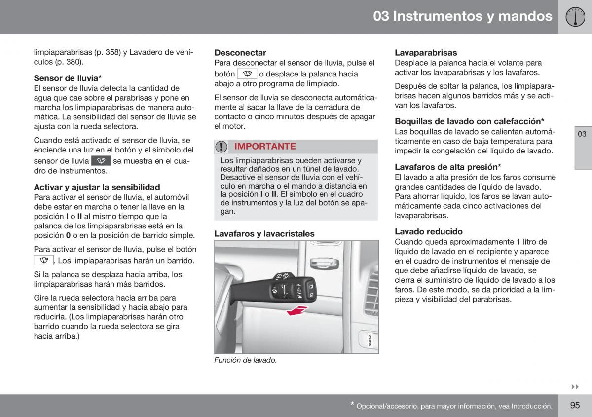 Volvo XC60 I 1 FL manual del propietario / page 97