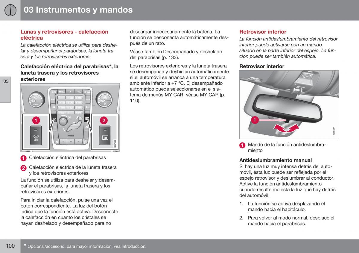 Volvo XC60 I 1 FL manual del propietario / page 102