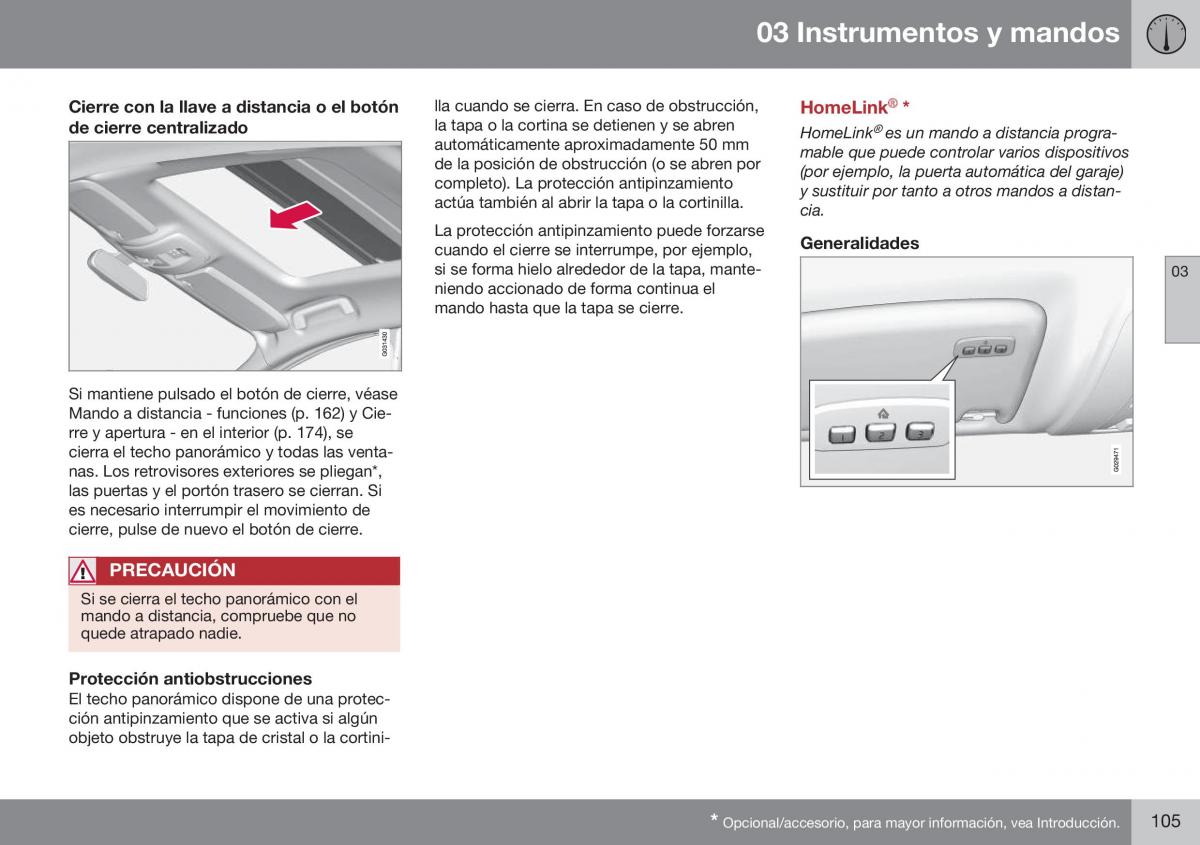 Volvo XC60 I 1 FL manual del propietario / page 107